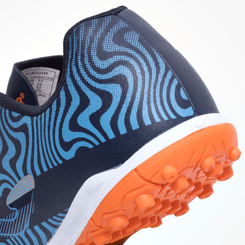 Chuteira-de-Society-Joma-Evolution-Azul-e-Laranja-8