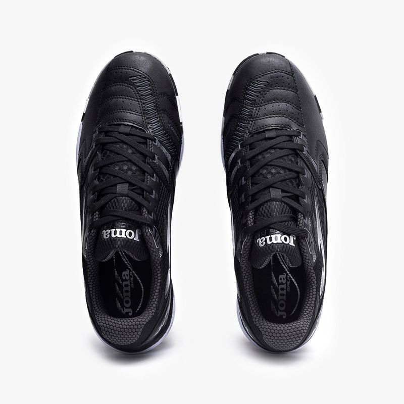 Chuteira-de-Society-Joma-Liga-5-Preto-Cinza-Branco-5