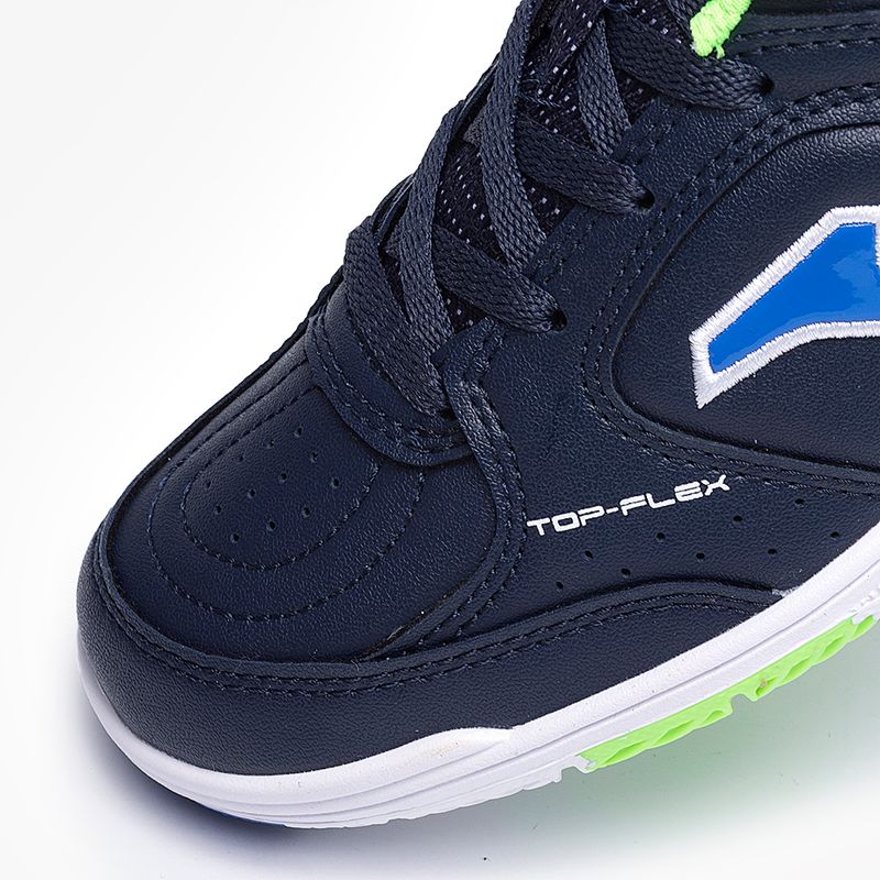 Chuteira-de-Futsal-Joma-Top-Flex-Infantil-Marinho-Verde-Branco-7