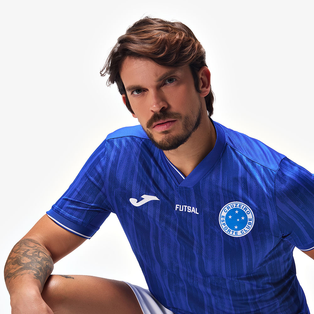 Camisa de Futsal Joma Home Cruzeiro Masculina-3