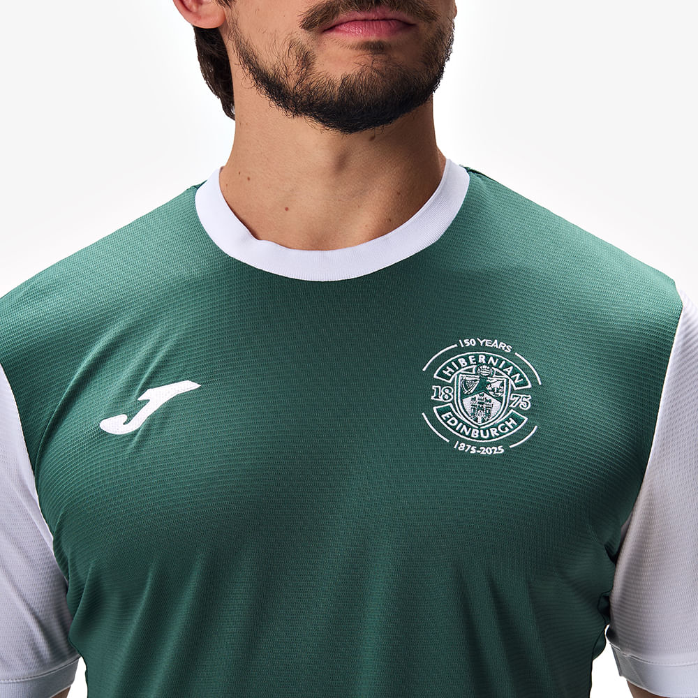 Camisa Joma Hibernian I 25/26 Verde e Branco-2