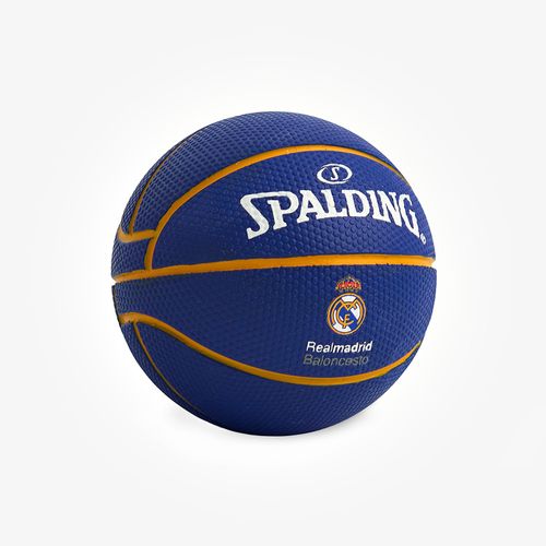 Mini Bola de Basquete Spalding Spaldeen Real Madrid - Azul