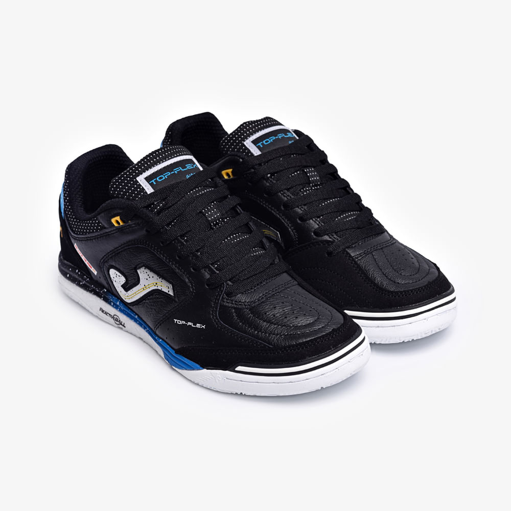 Chuteira de Futsal Joma Top Flex Rebound - Preto/Azul