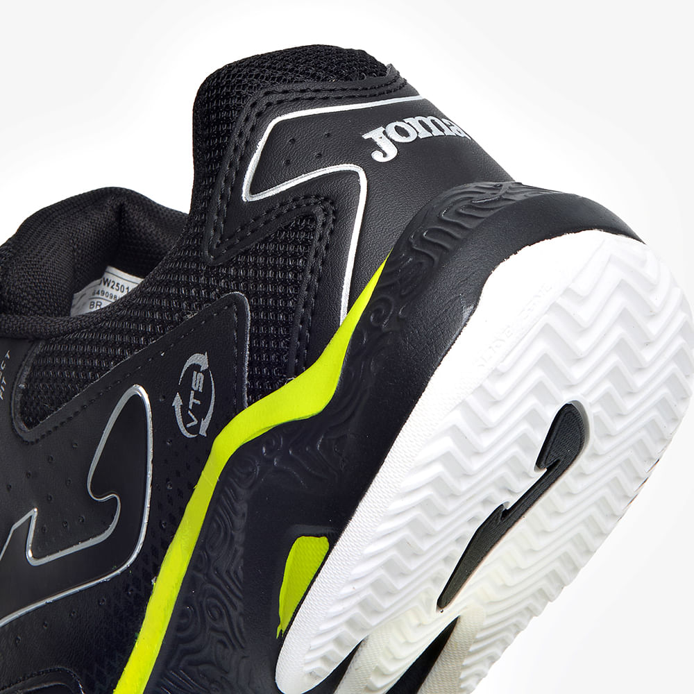Tênis Joma Master 1000 (Saibro) Masculino Preto e Amarelo-6