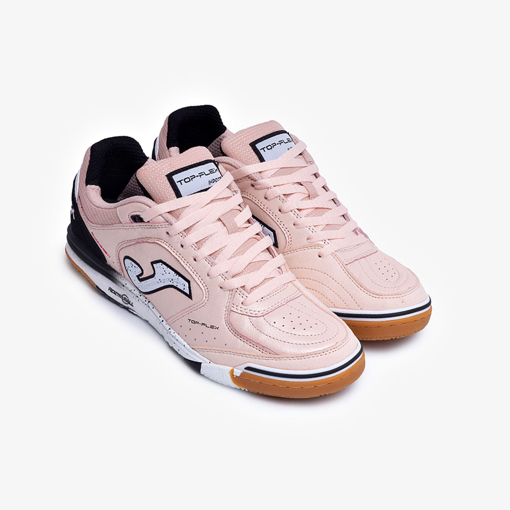 Chuteira de Futsal Joma Top Flex Rebound - Rosa e Preto