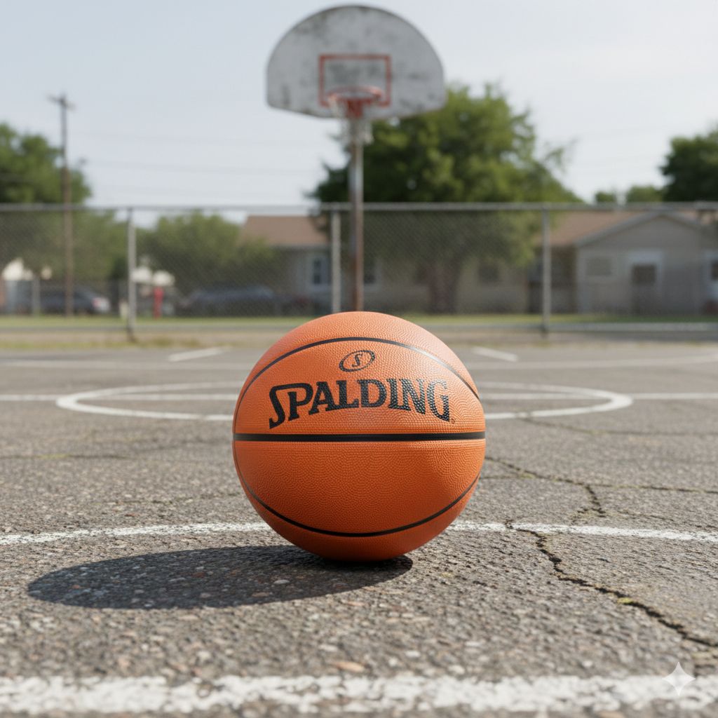 Bola De Basquete Spalding Streetball - Laranja-5