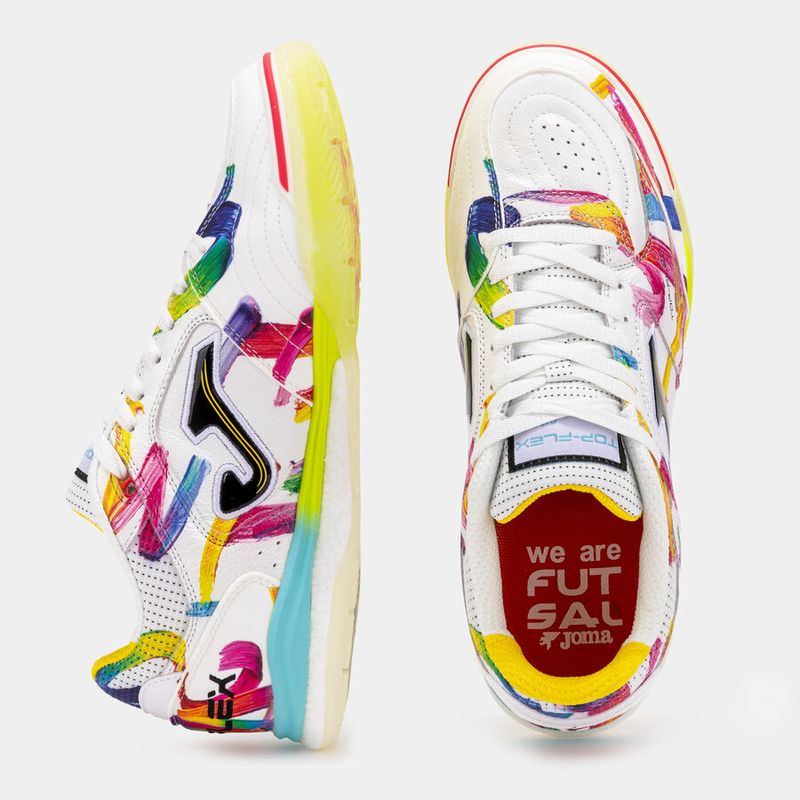 Chuteira Futsal Joma Top Flex Rebound Graffiti