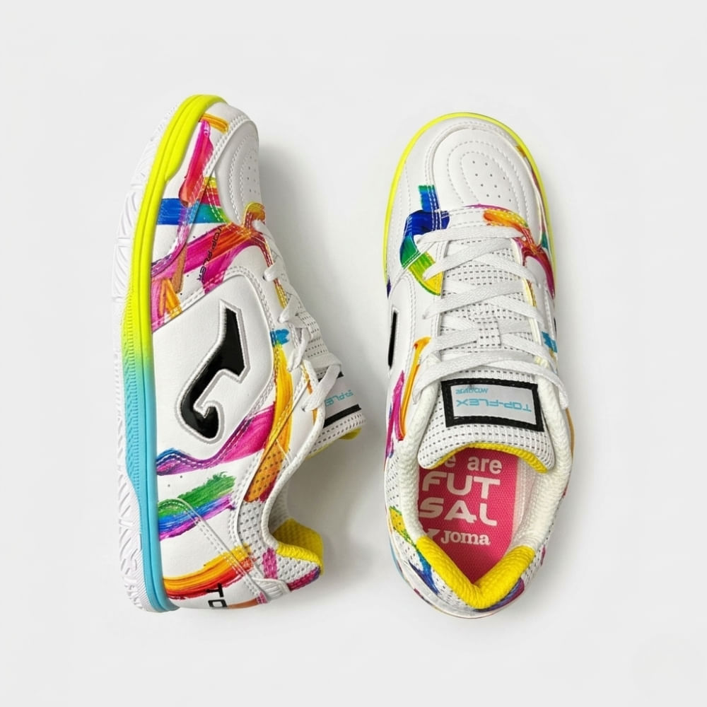 Chuteira de Futsal Joma Top Flex Graffiti Infantil Unissex-2