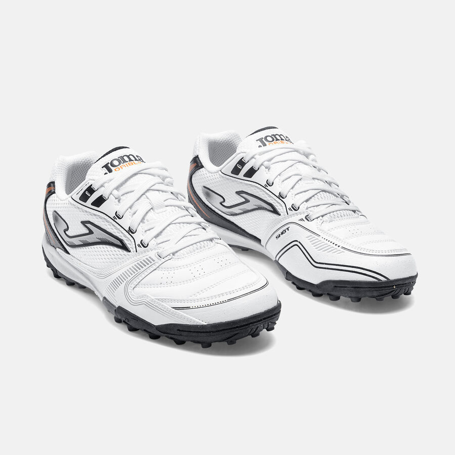Chuteira de Society Joma Dribling Masculina Branco e Cinza-1