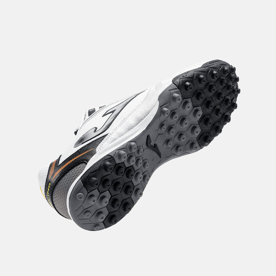 Chuteira de Society Joma Dribling Masculina Branco e Cinza-4