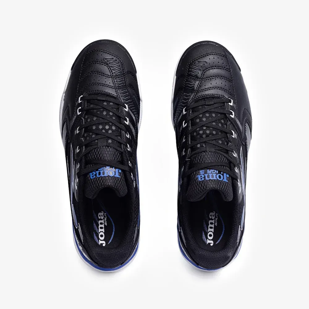 Chuteira de Futsal Joma Liga 5 Masculina Preto e Azul-4