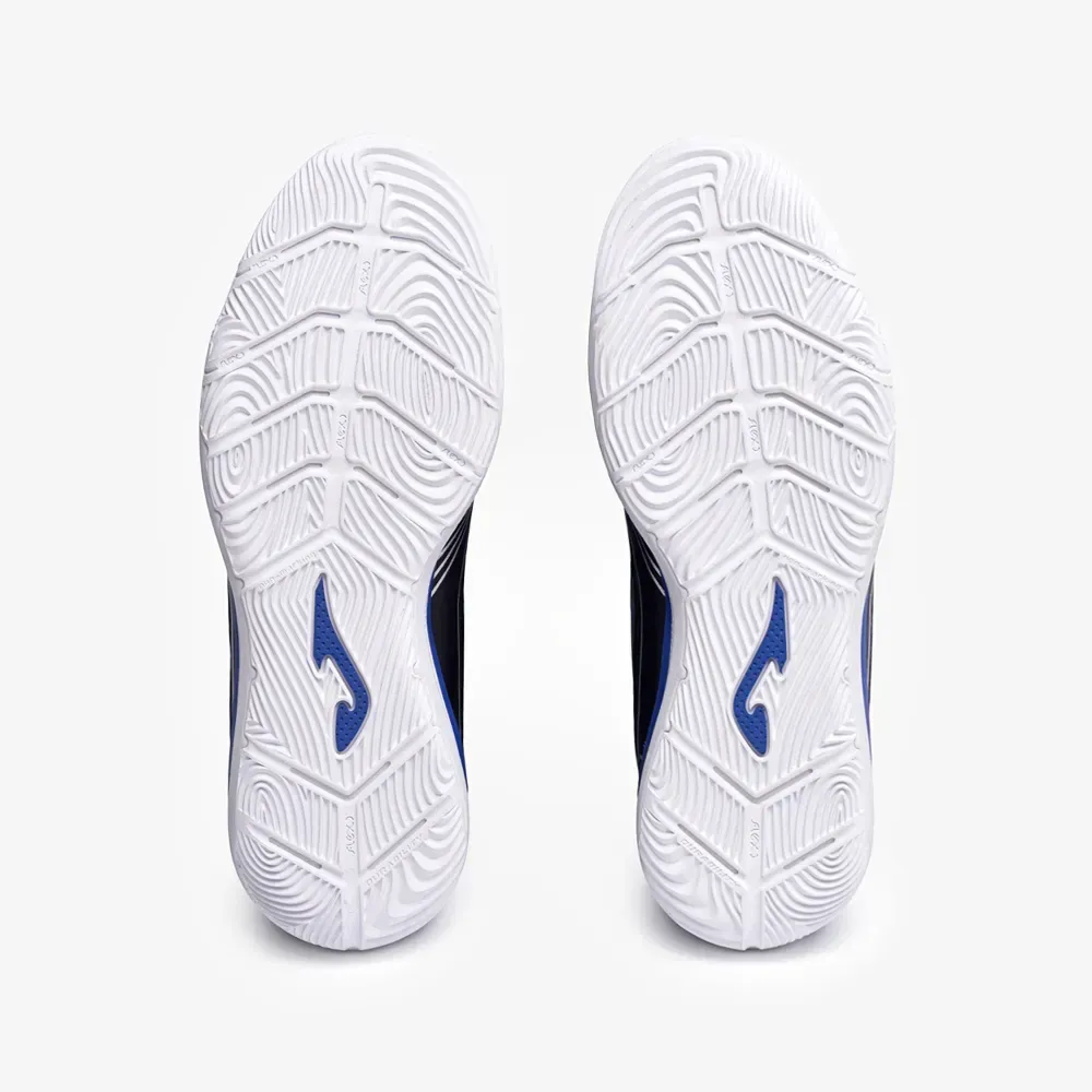 Chuteira de Futsal Joma Liga 5 Masculina Preto e Azul-5