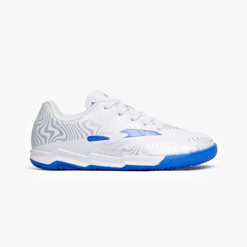 Chuteira de Futsal Joma Evolution Infantil Branco e Azul