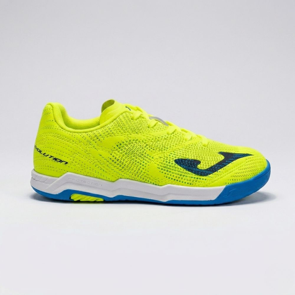 Chuteira de Futsal Joma Evolution Infantil Amarelo e Preto-0