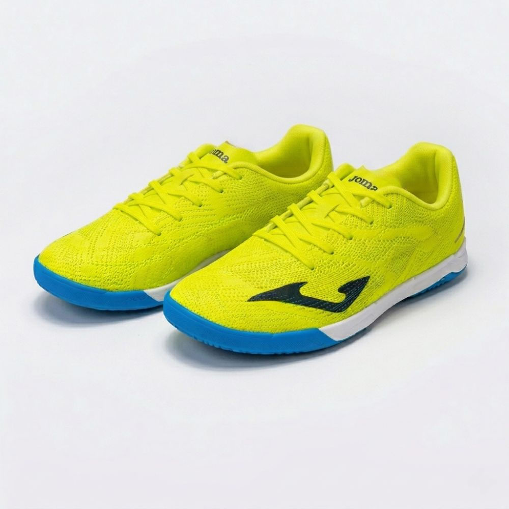 Chuteira de Futsal Joma Evolution Infantil Amarelo e Preto-2
