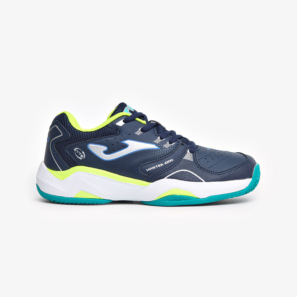 Tênis Joma Master 1000 Infantil (Saibro) Azul Marinho e Verde-0
