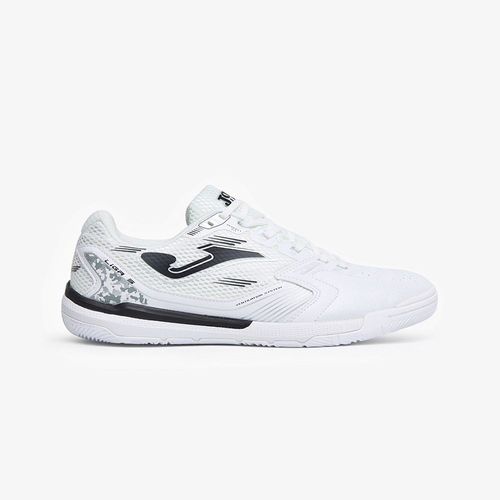 Chuteira de Futsal Joma Liga 5 Masculina Branco e Preto
