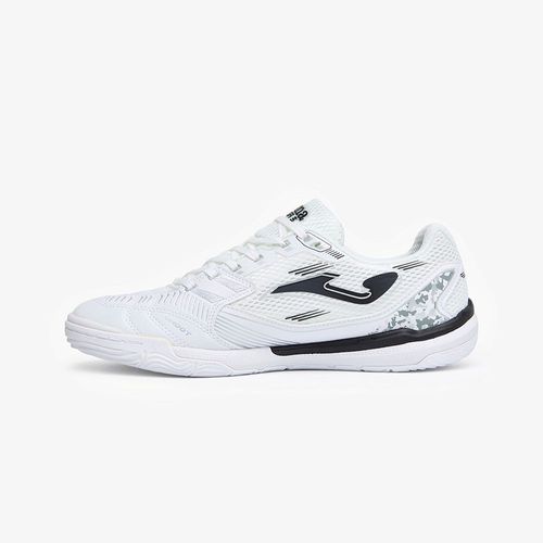 Chuteira de Futsal Joma Liga 5 Masculina Branco e Preto
