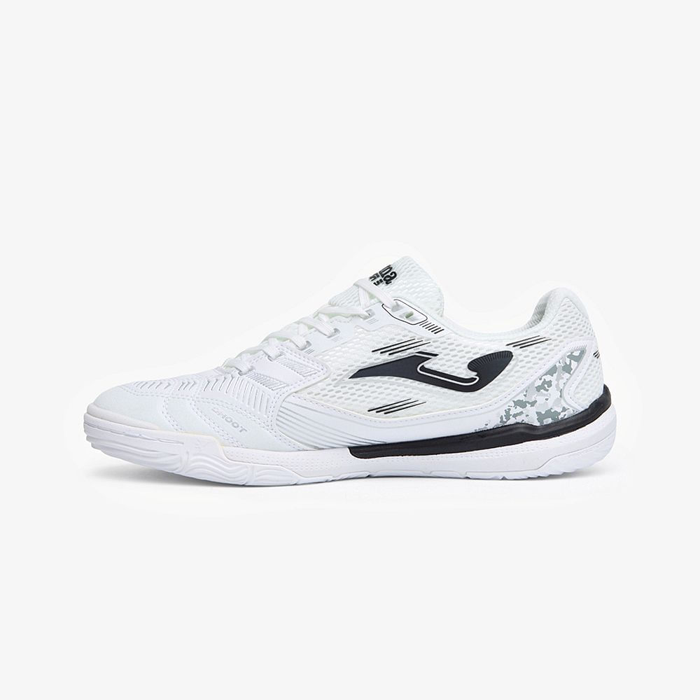 Chuteira de Futsal Joma Liga 5 Masculina Branco e Preto-1