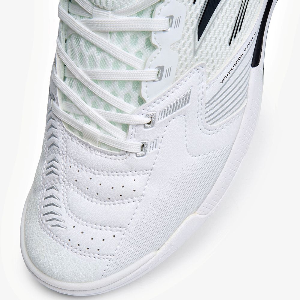 Chuteira de Futsal Joma Liga 5 Masculina Branco e Preto-6