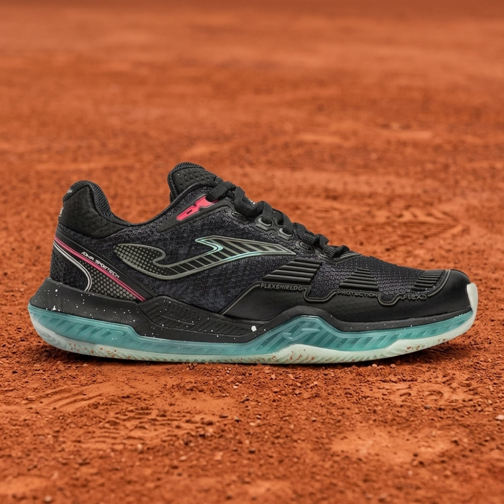 Tênis Joma Point (Saibro) Masculino Preto e Azul-1