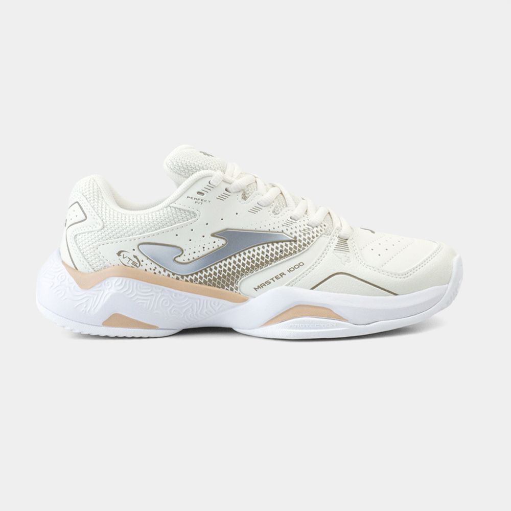 Tênis Joma Master 1000 (Saibro) Feminino Bege e Branco-0