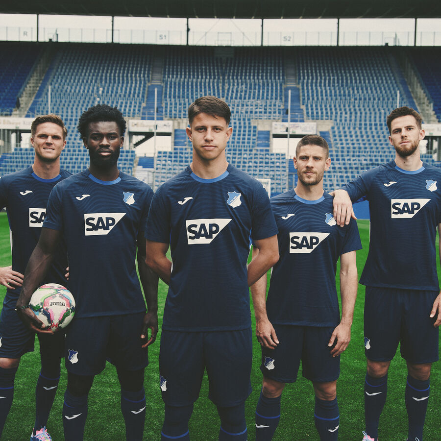 Camisa Joma Hoffenheim I 25/26 Masculina Azul Marinho-5