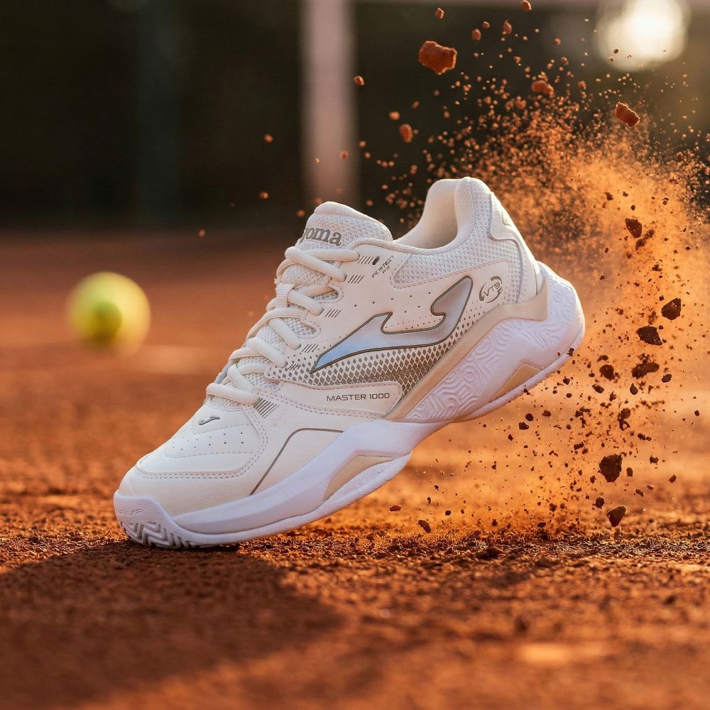 Tênis Joma Master 1000 (Saibro) Feminino Bege e Branco-1