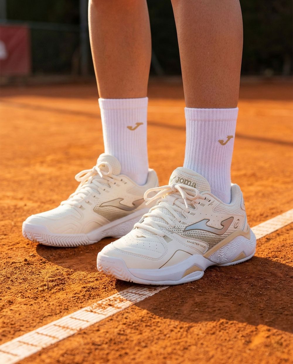 Tênis Joma Master 1000 (Saibro) Feminino Bege e Branco-4