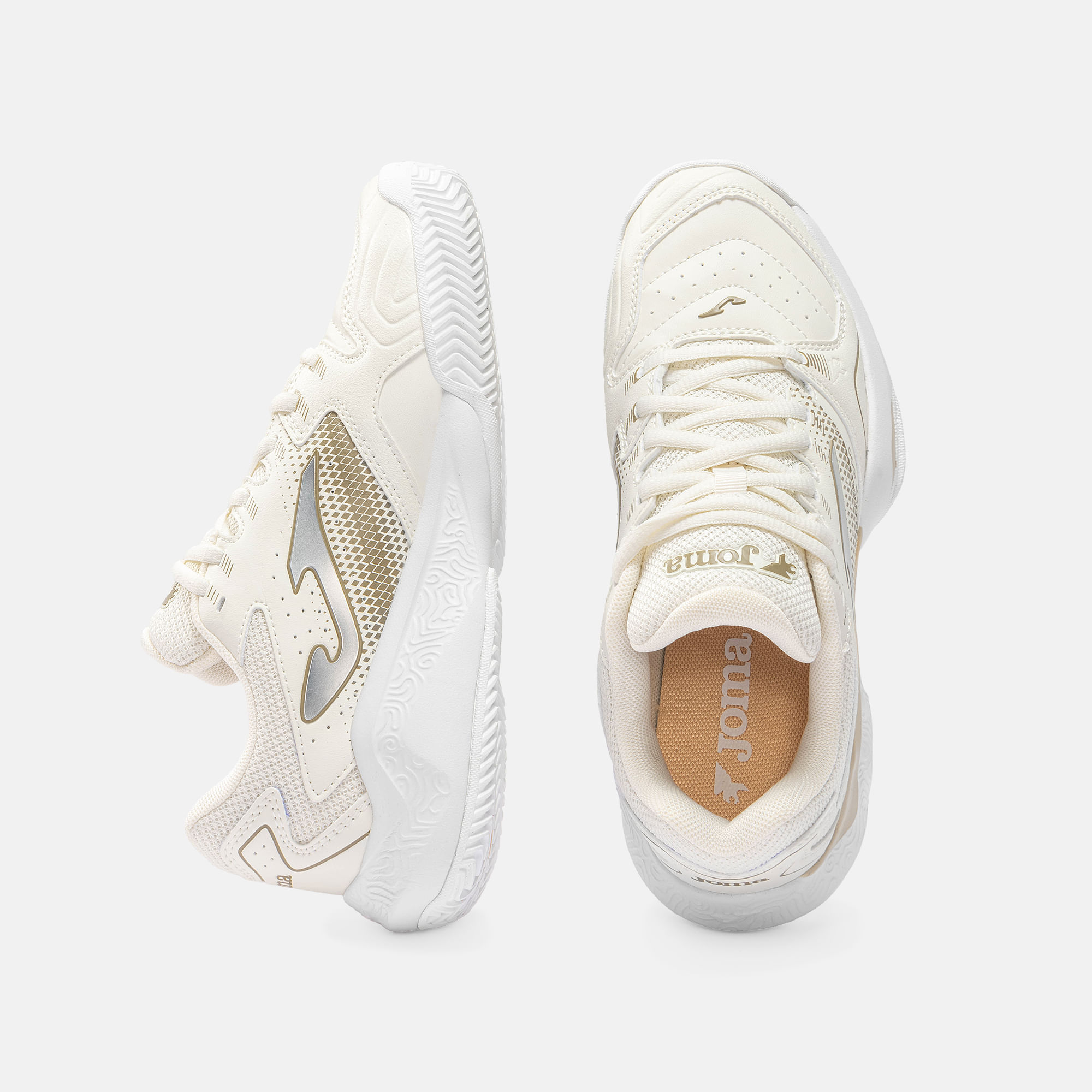 Tênis Joma Master 1000 (Saibro) Feminino Bege e Branco-7
