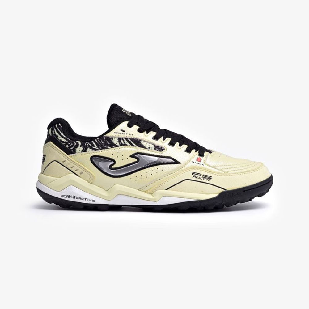 Chuteira de Society Joma Fs Reactive Amarelo Preto-0