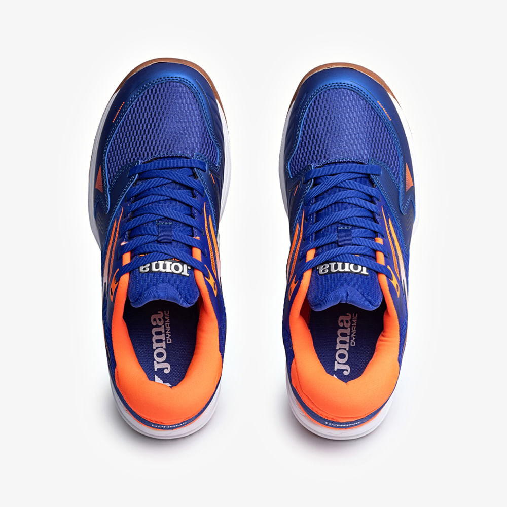 Tênis Joma Dynamic Azul e Laranja-4