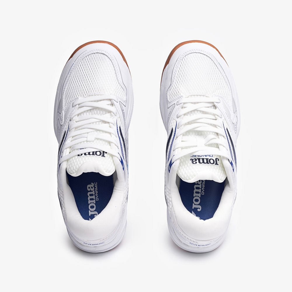 Tênis Joma Dynamic Branco e Azul-4