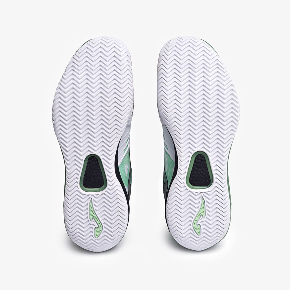 Tênis Joma Point (Quadra Rápida) Branco e Verde-5