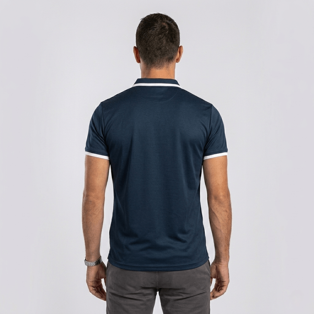 Polo Joma Combi Masculino Azul Marinho-1
