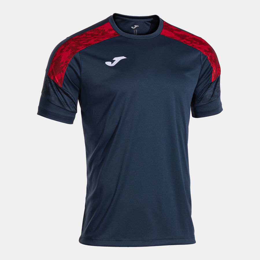 Camiseta Joma Championship VIII Masculina Azul Marinho e Vermelho-0