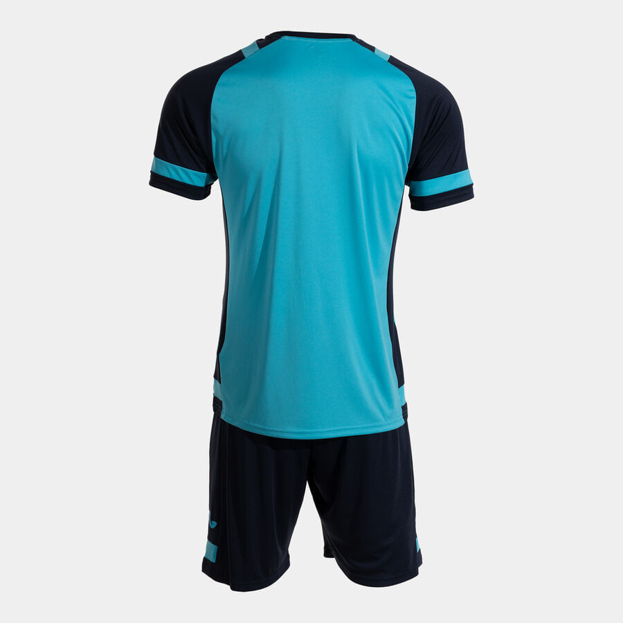 Conjunto Joma Lider Masculino Azul Turquesa e Marinho-1