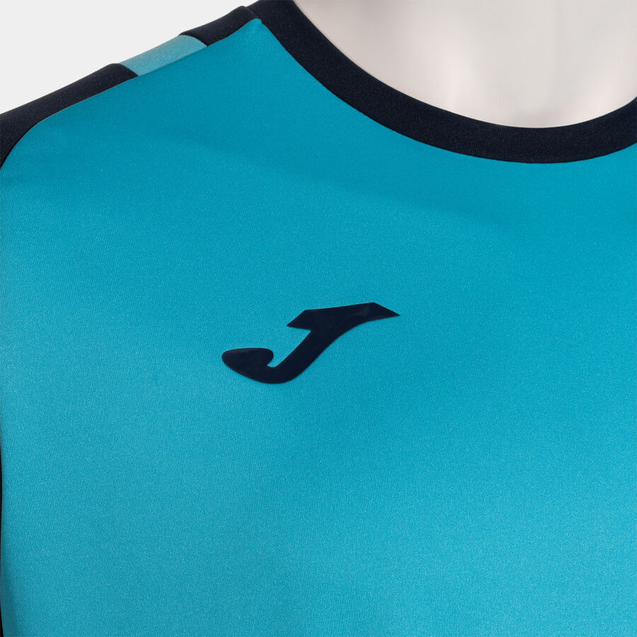 Conjunto Joma Lider Masculino Azul Turquesa e Marinho-2