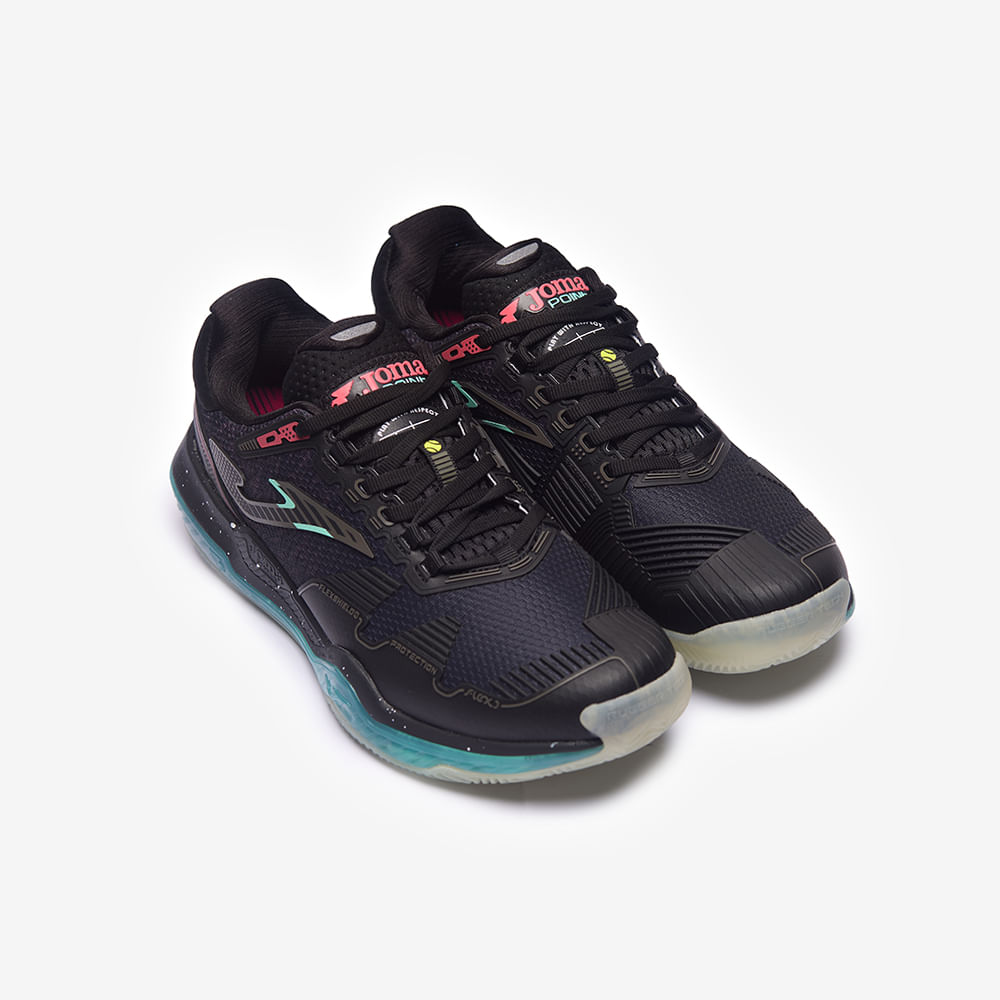 Tênis Joma Point (Saibro) Masculino Preto e Azul-2