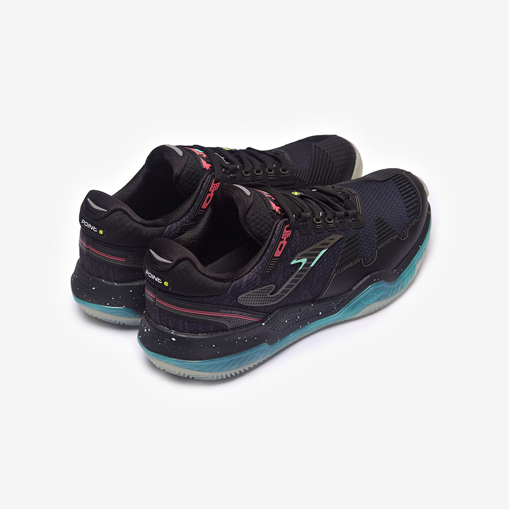 Tênis Joma Point (Saibro) Masculino Preto e Azul-3