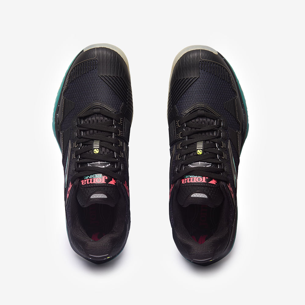 Tênis Joma Point (Saibro) Masculino Preto e Azul-4