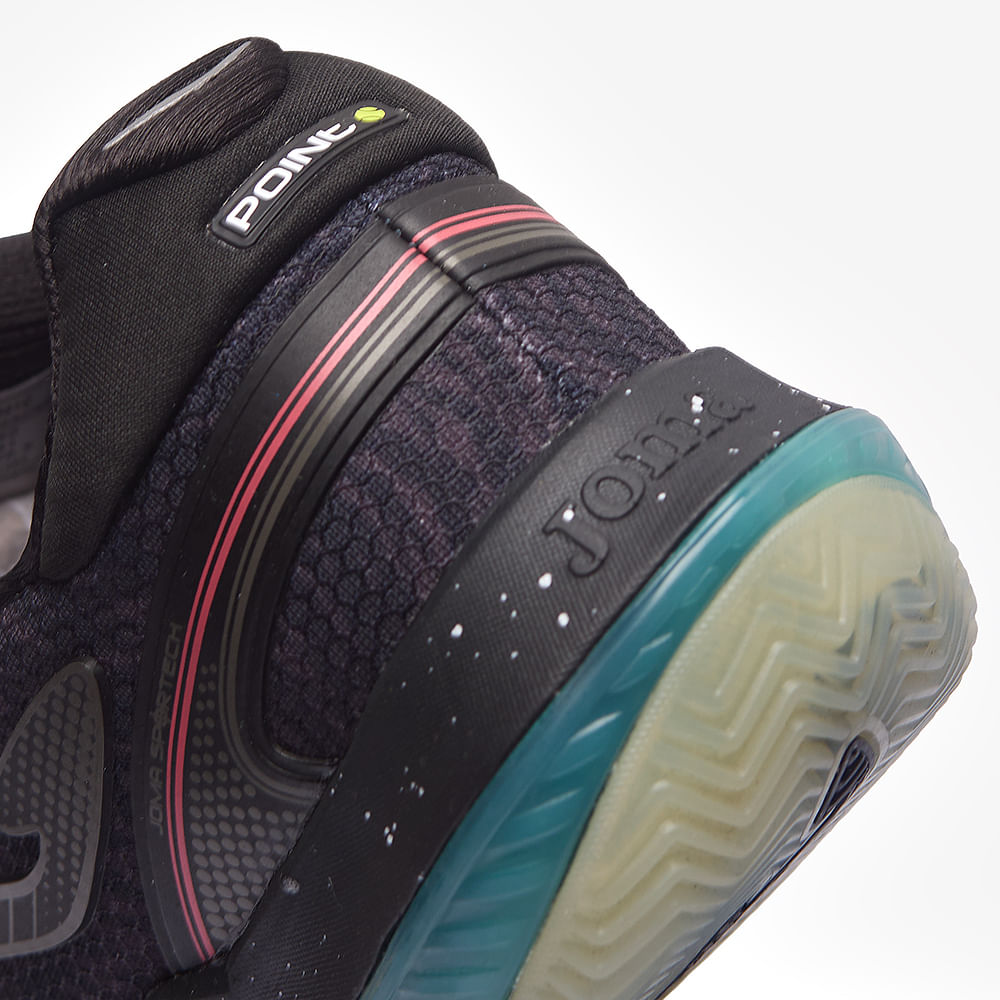 Tênis Joma Point (Saibro) Masculino Preto e Azul-6