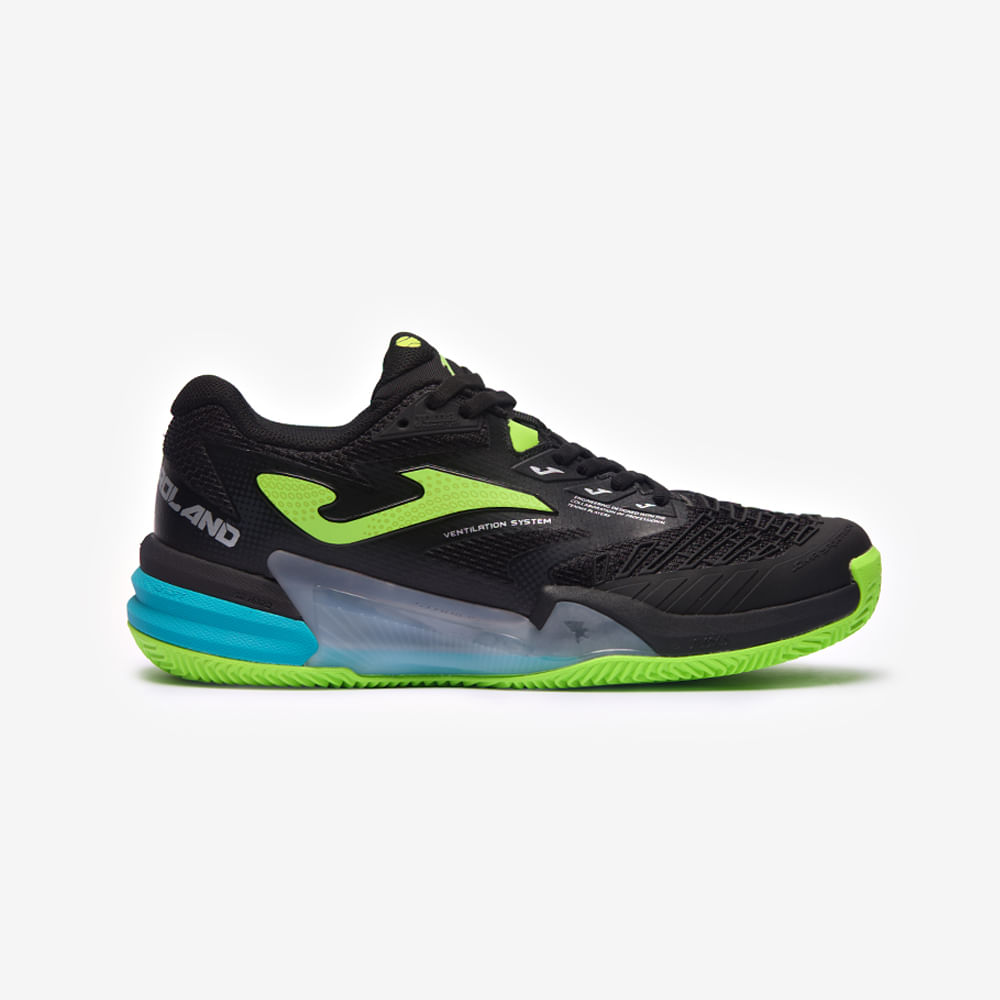 Tênis Joma Roland (Saibro) Masculino Preto e Verde-0