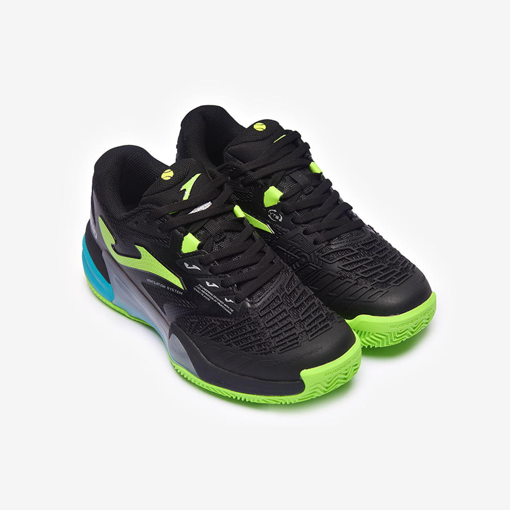 Tênis Joma Roland (Saibro) Masculino Preto e Verde-2