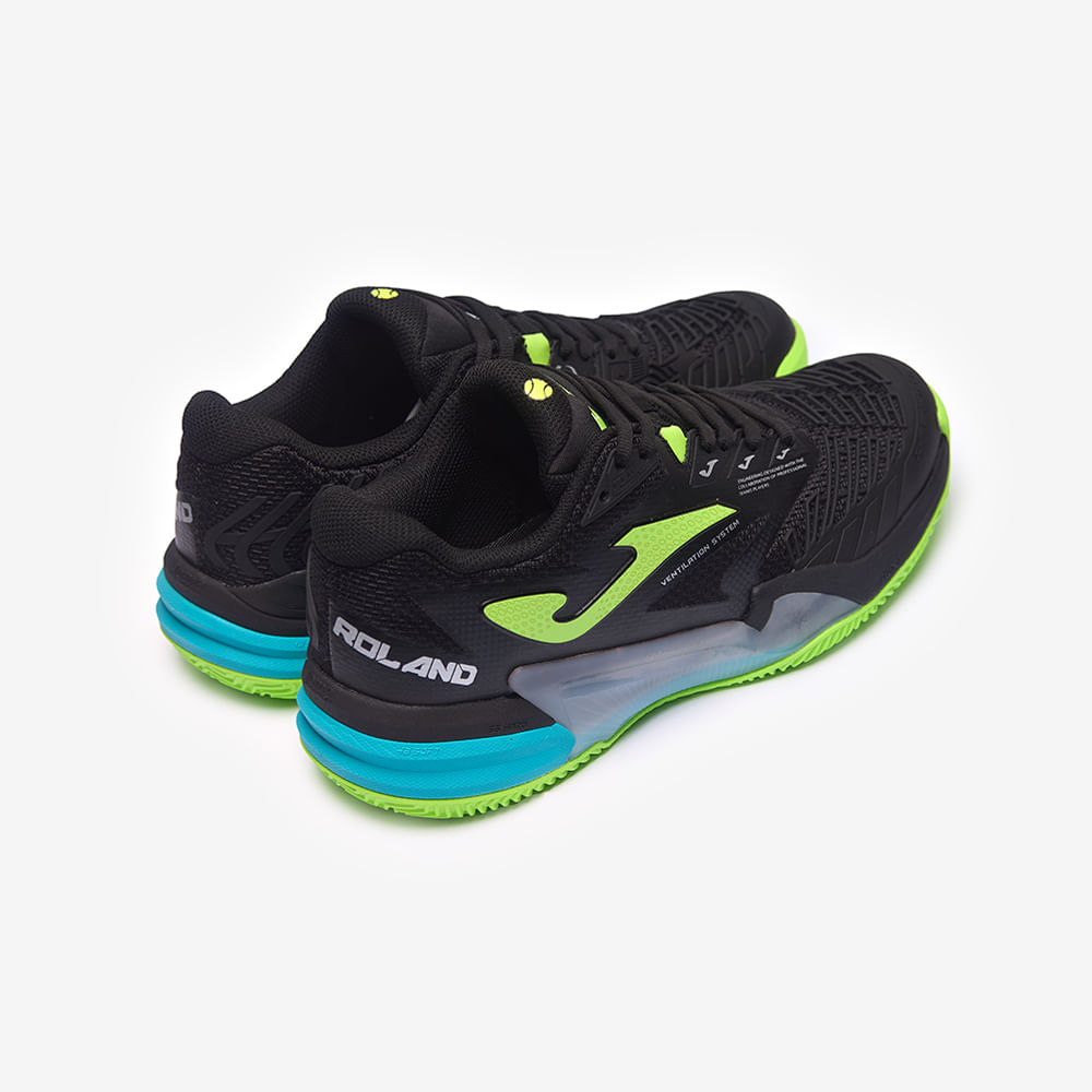 Tênis Joma Roland (Saibro) Masculino Preto e Verde-3
