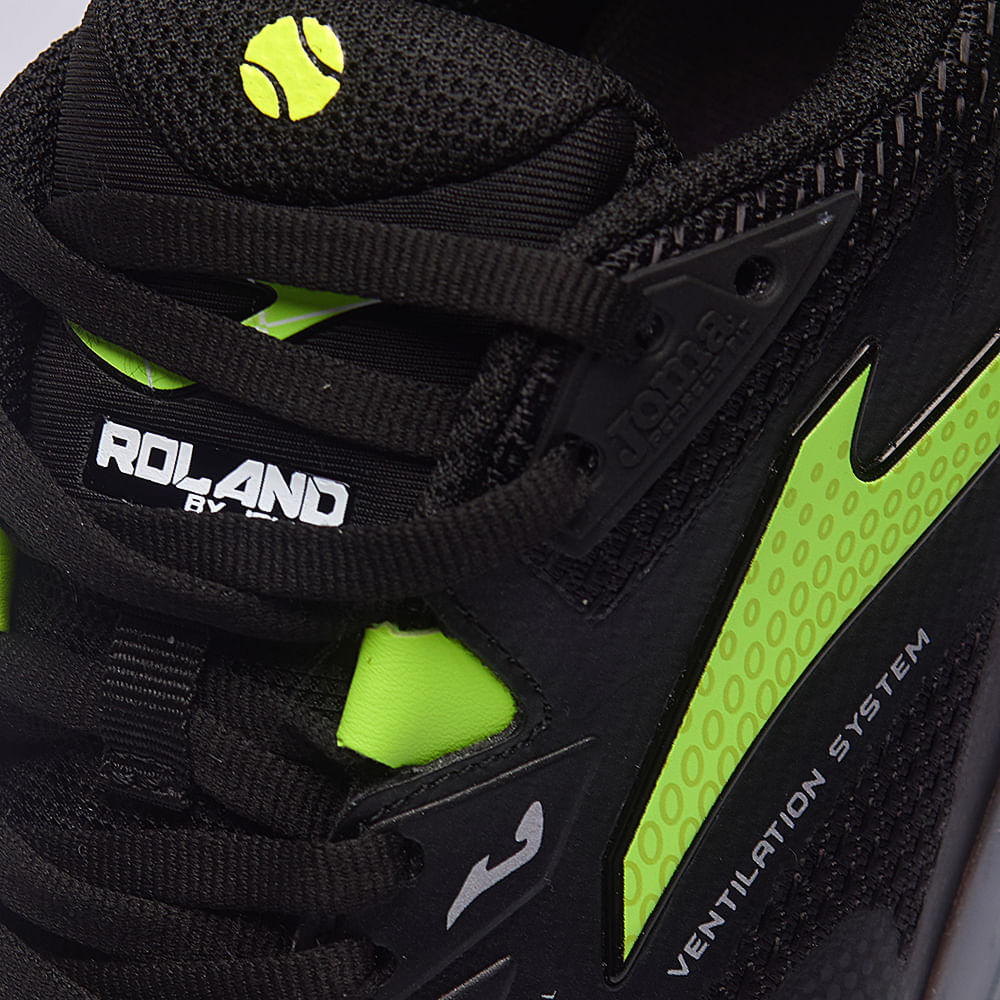 Tênis Joma Roland (Saibro) Masculino Preto e Verde-7
