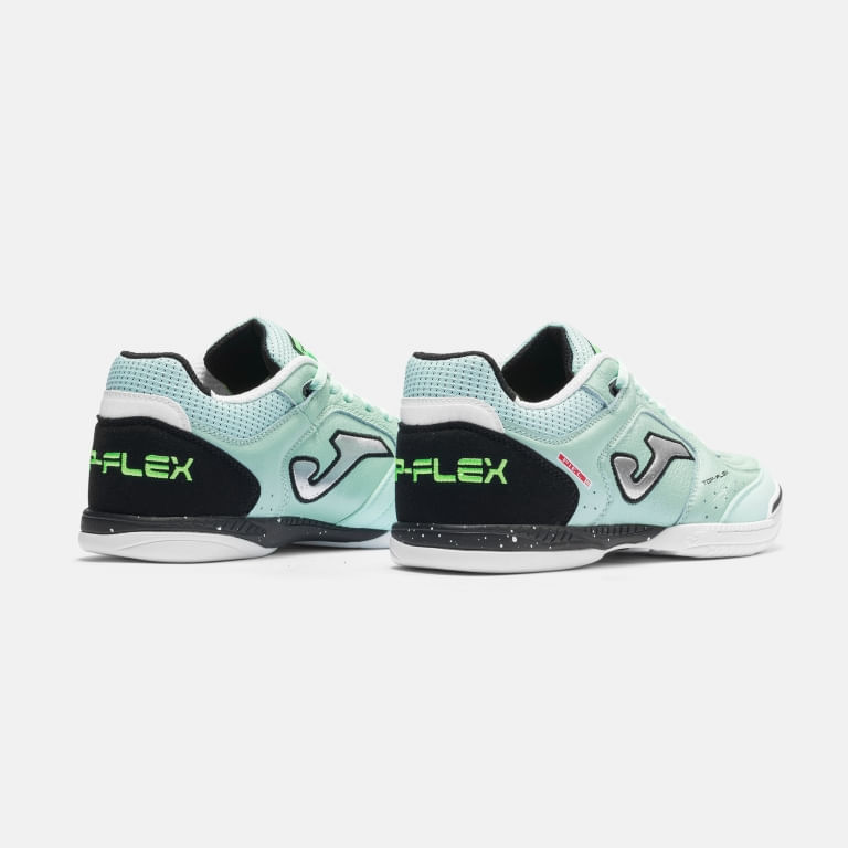 Chuteira de Futsal Joma Top Flex Masculina Verde e Branca-3