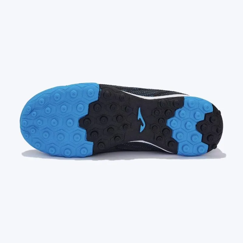 Chuteira de Society Joma Evolution Infantil Preto e Laranja-3