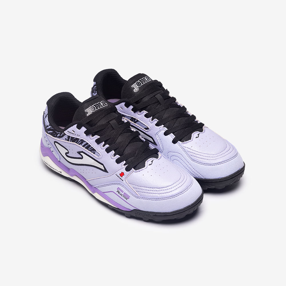 Chuteira de Society Joma Fs Reactive Masculino Roxo e Preto-2