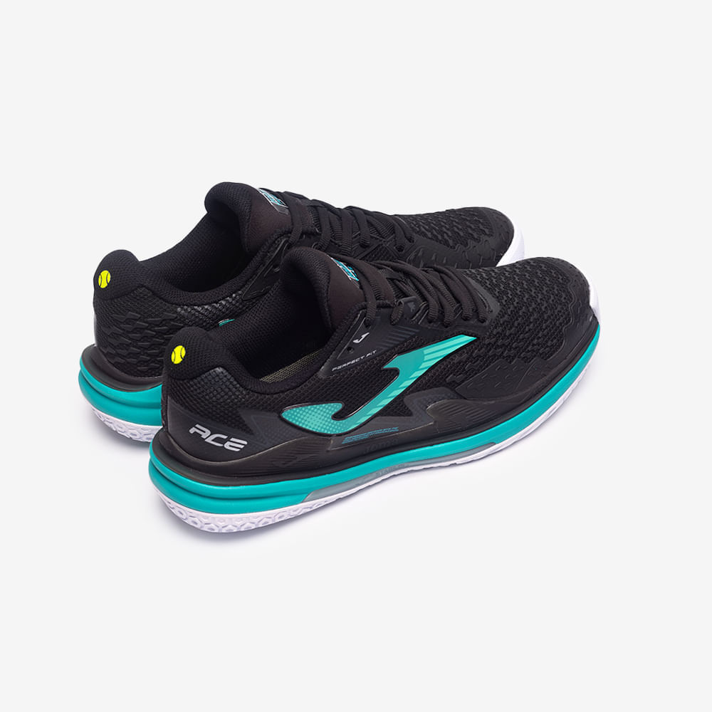 Tênis Joma Ace (Quadra Rápida) Masculino Preto e Azul-4